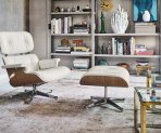 vitra lounge chair weiss