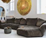 sofa standard edra hellgrau frontal verstellbare seitenteile und rückenteile