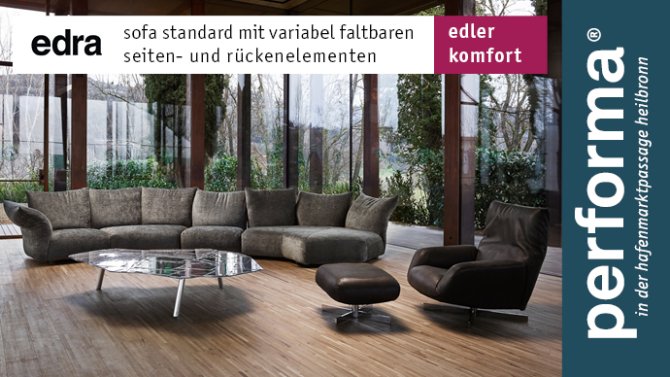 edra standard sofa verstellbare seitenteile und rückenteile Francesco Binfaré hellgrau sessel chiara edra